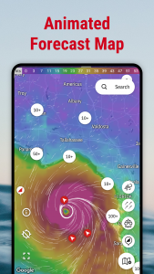 اسکرین شات برنامه Windfinder: Wind & Weather map 4