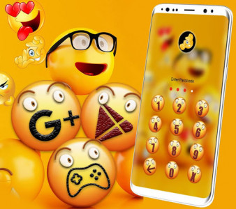 اسکرین شات برنامه Cool Emoji Launcher Theme 4