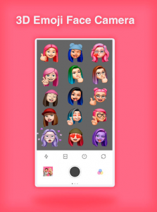 اسکرین شات برنامه 3D Emoji Face Camera - Filter For Tik Tok Emoji 3