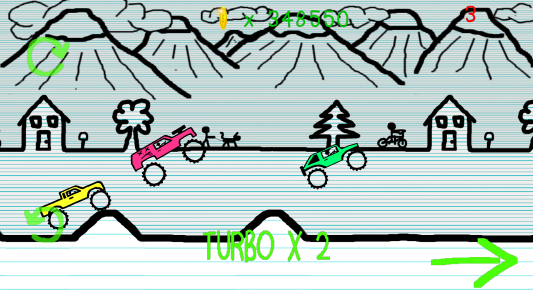 اسکرین شات بازی Doodle Race 1
