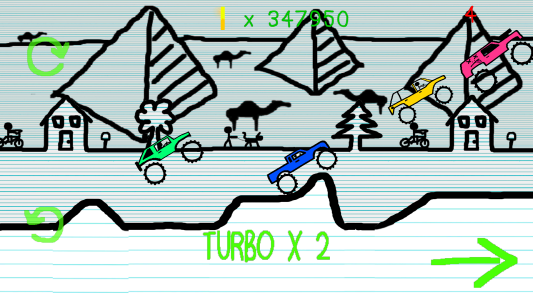 اسکرین شات بازی Doodle Race 2