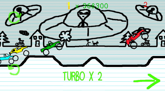 اسکرین شات بازی Doodle Race 3