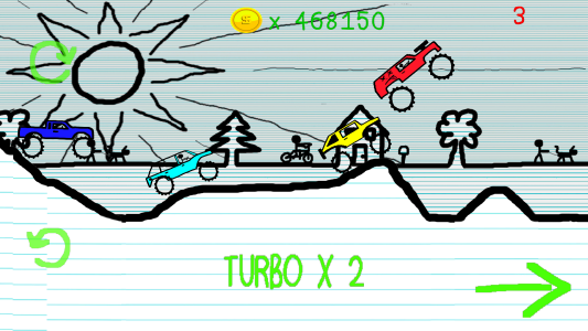 اسکرین شات بازی Doodle Race 4