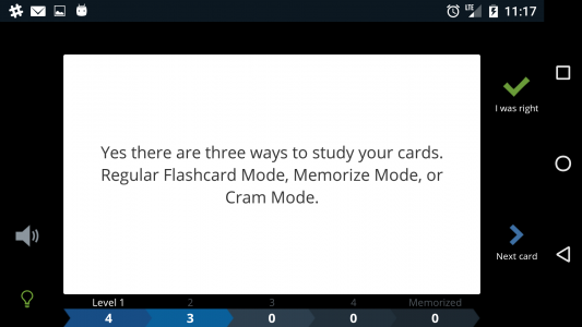 اسکرین شات برنامه Cram.com Flashcards 7