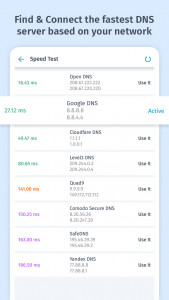 اسکرین شات برنامه DNS Changer, IPv4 & IPv6 4