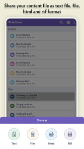 اسکرین شات 4 برنامه WriteDown: Write Books, Novels