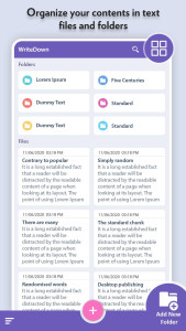 اسکرین شات 2 برنامه WriteDown: Write Books, Novels