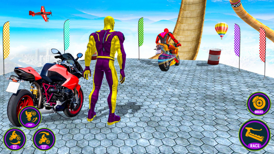 اسکرین شات بازی Bike Stunt Racing Bike Game 1