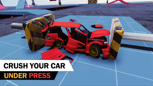 اسکرین شات بازی Stunt Car Crash Simulator 3D 2