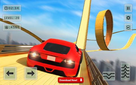 اسکرین شات برنامه Stuntman Mega Bike Ramp Car Game 8