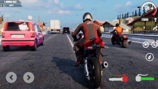 اسکرین شات بازی Highway Bike Traffic Racer 3D 2