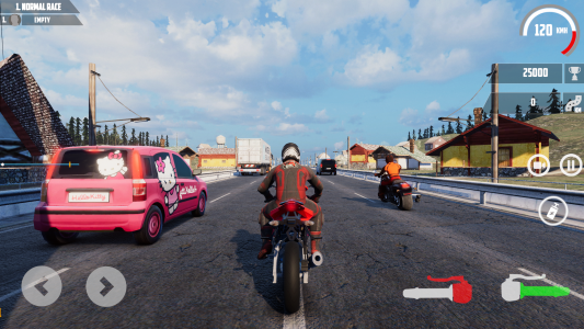 اسکرین شات بازی Highway Bike Traffic Racer 3D 5