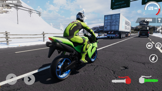 اسکرین شات بازی Highway Bike Traffic Racer 3D 4