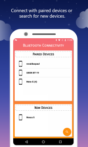 اسکرین شات برنامه Bluetooth Walkie Talkie & Chat 1