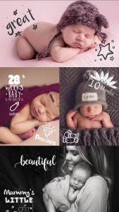 اسکرین شات برنامه Baby Pics Collage Photo Editor 4