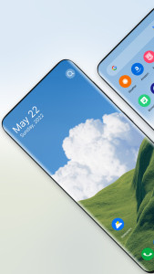 اسکرین شات 1 برنامه Android 16 Style Launcher