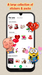 اسکرین شات برنامه HD Sticker&Pack WAStickersApps 1