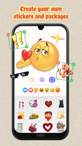 اسکرین شات 3 برنامه HD Sticker&Pack WAStickersApps