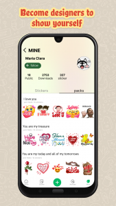 اسکرین شات برنامه HD Sticker&Pack WAStickersApps 5