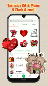 اسکرین شات 2 برنامه HD Sticker&Pack WAStickersApps