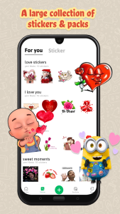 اسکرین شات 1 برنامه HD Sticker&Pack WAStickersApps