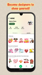 اسکرین شات 5 برنامه HD Sticker&Pack WAStickersApps