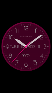 اسکرین شات برنامه Modern Analog Clock-7 1