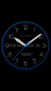 اسکرین شات برنامه Modern Analog Clock-7 4