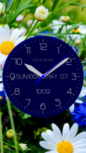 اسکرین شات 2 برنامه Modern Analog Clock-7