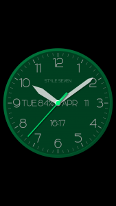 اسکرین شات برنامه Modern Analog Clock-7 3