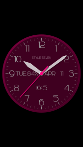اسکرین شات 1 برنامه Modern Analog Clock-7