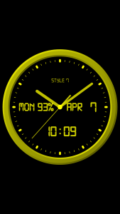 اسکرین شات برنامه Analog Clock-7 Mobile 2