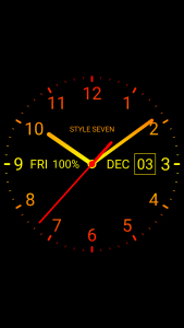 اسکرین شات برنامه Analog Clock Live Wallpaper-7 2