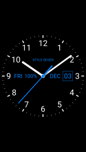 اسکرین شات برنامه Analog Clock Live Wallpaper-7 4