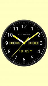 اسکرین شات برنامه Analog Clock Widget Plus-7 3