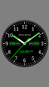 اسکرین شات 4 برنامه Analog Clock Widget Plus-7