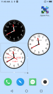 اسکرین شات برنامه Analog Clock Widget Plus-7 7