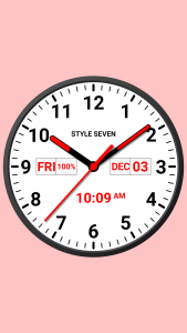 اسکرین شات برنامه Analog Clock Widget Plus-7 5