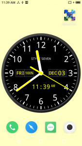 اسکرین شات برنامه Analog Clock Widget Plus-7 5