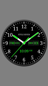 اسکرین شات برنامه Analog Clock Widget Plus-7 4