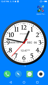 اسکرین شات برنامه Analog Clock Widget-7 7