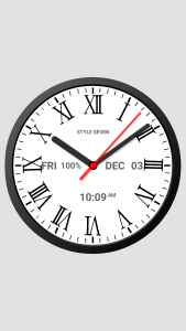 اسکرین شات برنامه Analog Clock Widget-7 6
