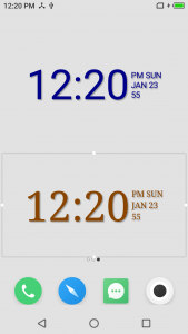 اسکرین شات برنامه Clock Widget-7 3