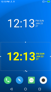 اسکرین شات برنامه Clock Widget-7 2