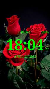 اسکرین شات برنامه Digital Clock Live Wallpaper-7 3