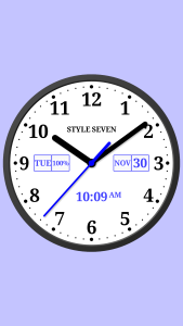 اسکرین شات 4 برنامه Light Analog Clock-7