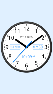 اسکرین شات 1 برنامه Light Analog Clock-7