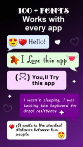 اسکرین شات برنامه Stylish Text Font Keyboard 3