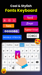 اسکرین شات برنامه Stylish Text Font Keyboard 1