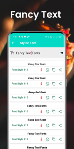 اسکرین شات 1 برنامه Stylish Fonts